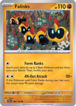 Falinks 088/142 - Reverse Holofoil SV07 Stellar Crown - Common