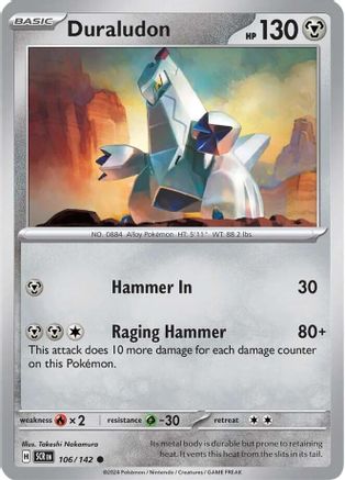 Duraludon 106/142 SV07 Stellar Crown - Common