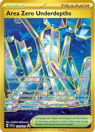 Area Zero Underdepths 174/142 - Holofoil SV07 Stellar Crown - Hyper Rare