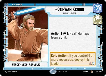 Obi-Wan Kenobi - Patient Mentor (003/257) - Twilight of the Republic