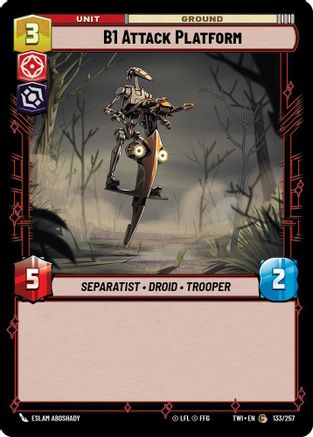 B1 Attack Platform (133/257) - Twilight of the Republic