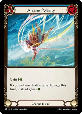 Arcane Polarity (Blue) (ROS233) - Rosetta Rainbow Foil