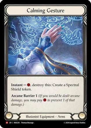 Calming Gesture (ROS250) - Rosetta Cold Foil