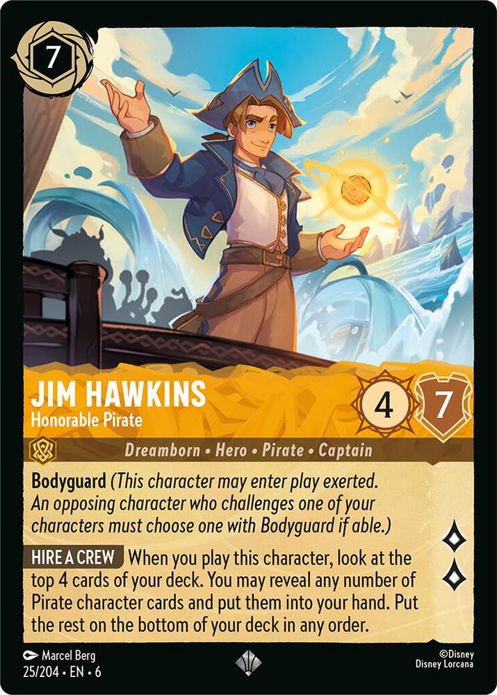 Jim Hawkins - Honorable Pirate / Super Rare / LOR6