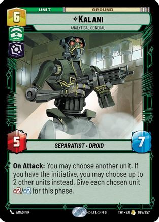 Kalani - Analytical General (085/257) - Twilight of the Republic Foil