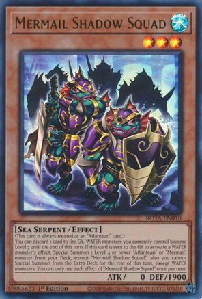 Mermail Shadow Squad (ROTA-EN018) - Rage of the Abyss 1st Edition