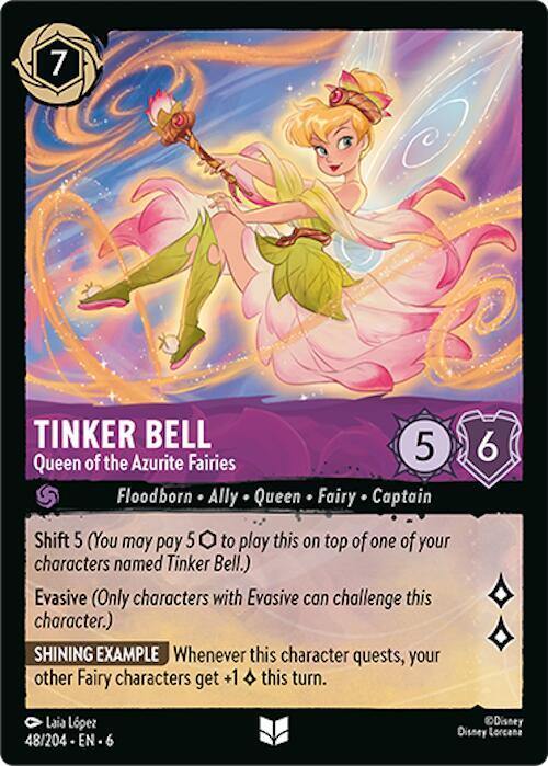 Tinker Bell - Queen of the Azurite Fairies / Uncommon / LOR6
