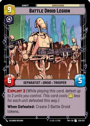 Battle Droid Legion (235/257) - Twilight of the Republic