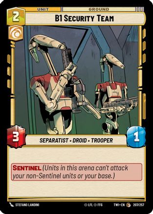 B1 Security Team (207/257) - Twilight of the Republic