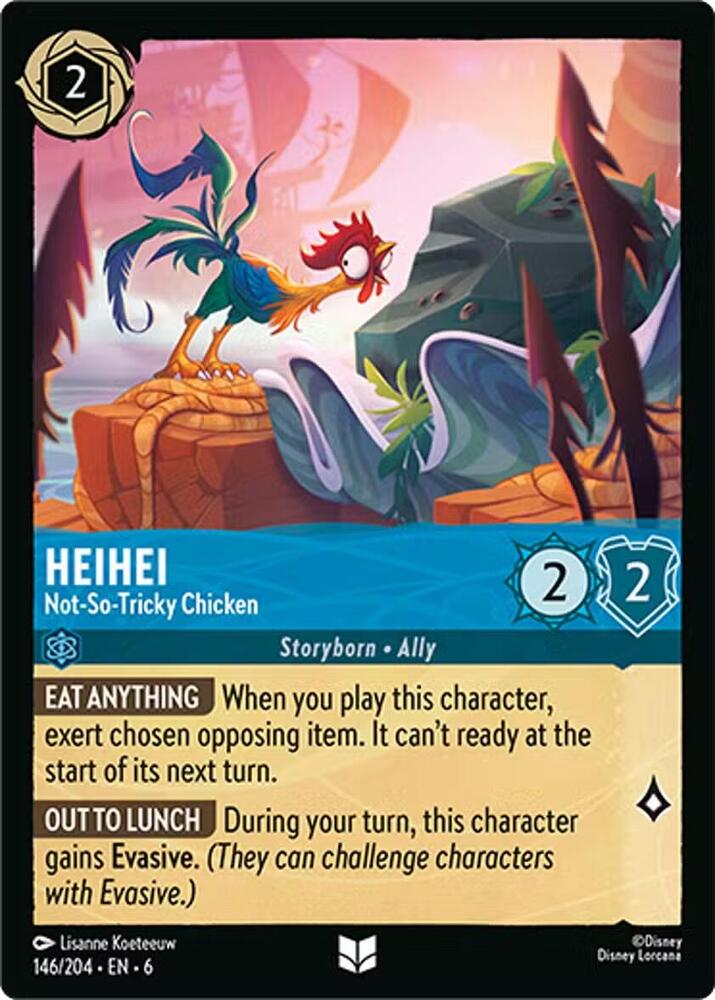 HeiHei - Not-So-Tricky Chicken / Uncommon / LOR6