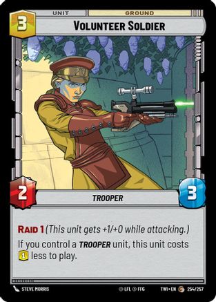 Volunteer Soldier (254/257) - Twilight of the Republic