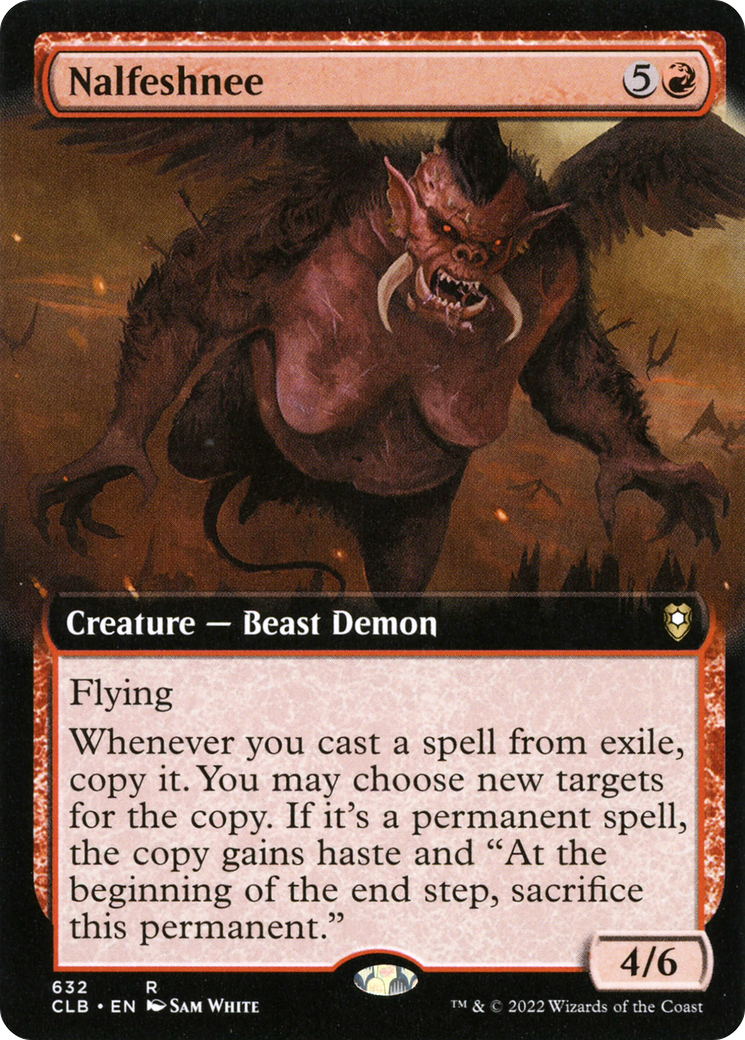 Nalfeshnee (CLB-632) - Commander Legends: Battle for Baldur's Gate: (Extended Art)