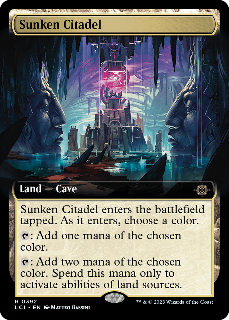 Sunken Citadel (LCI-392) - The Lost Caverns of Ixalan: (Extended Art)