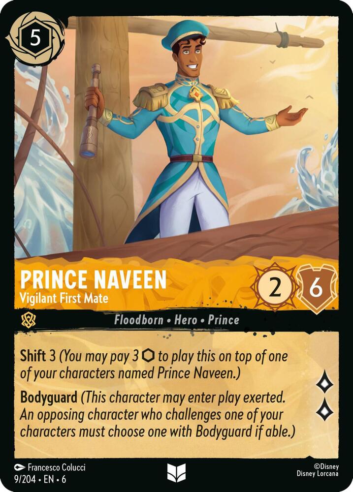 Prince Naveen - Vigilant First Mate / Uncommon / LOR6
