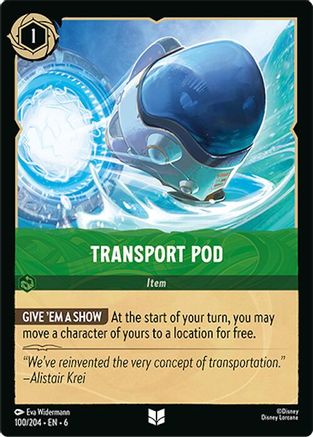 Transport Pod (100/204) - Azurite Sea