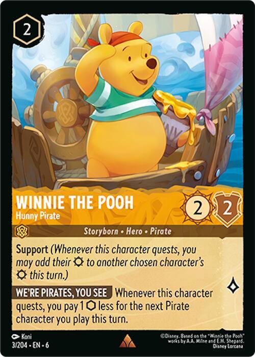 Winnie the Pooh - Hunny Pirate / Rare / LOR6