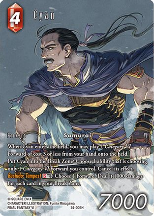 Cyan (Full Art) (24-003H) - Hidden Legends Foil