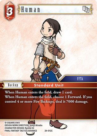 Human (24-012C) - Hidden Legends Foil