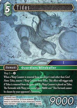 Tidus (24-048L) - Hidden Legends Foil