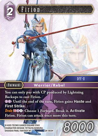 Firion (24-083H) (24-083H) - Hidden Legends Foil