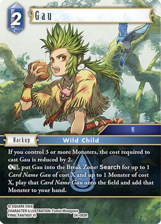 Gau (24-092R) - Hidden Legends Foil