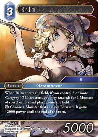 Relm (24-107L) - Hidden Legends Foil
