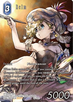 Relm (Full Art) (24-107L) - Hidden Legends Foil