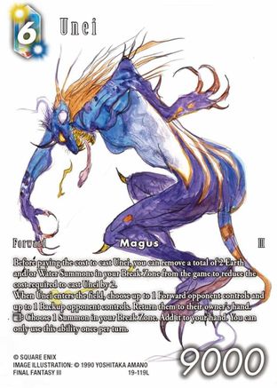 Unei (19-119L) - Hidden Legends Foil