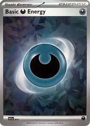 Basic Darkness Energy (Cracked Ice Holo) 015 - Holofoil SV07 Stellar Crown - Common