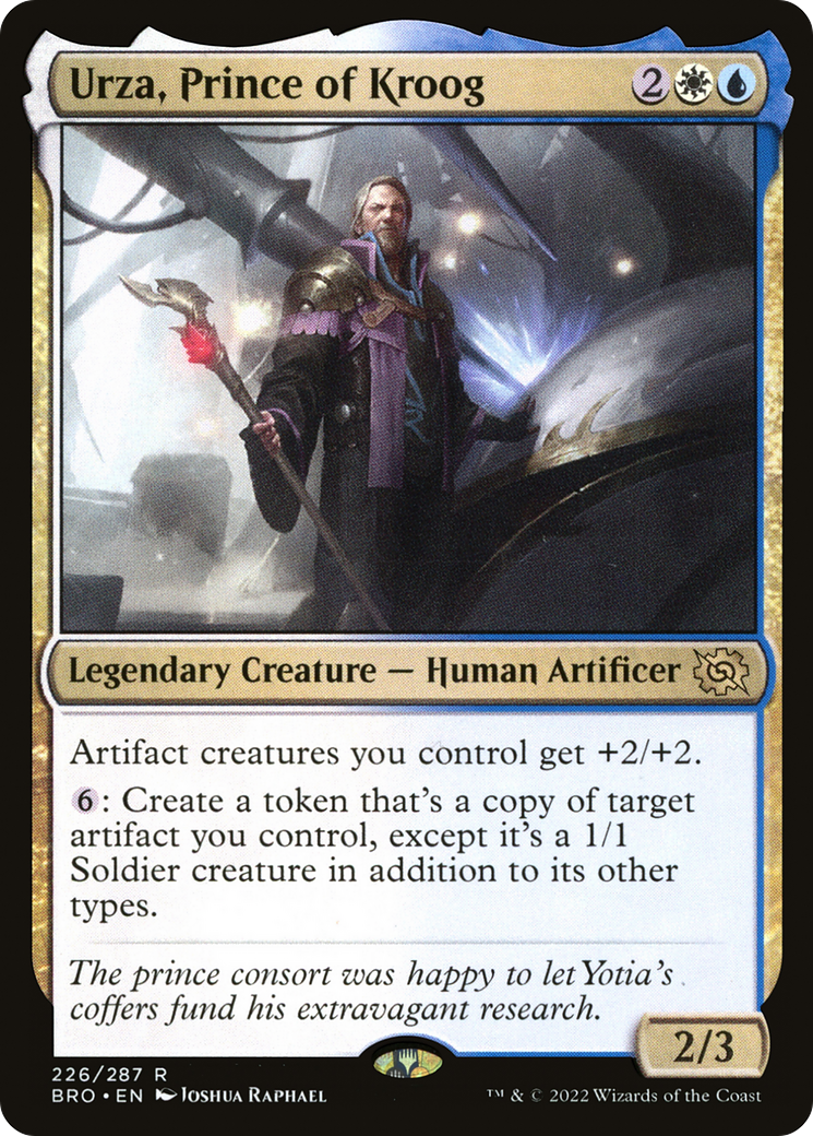 Urza, Prince of Kroog (BRO-226) - The Brothers' War