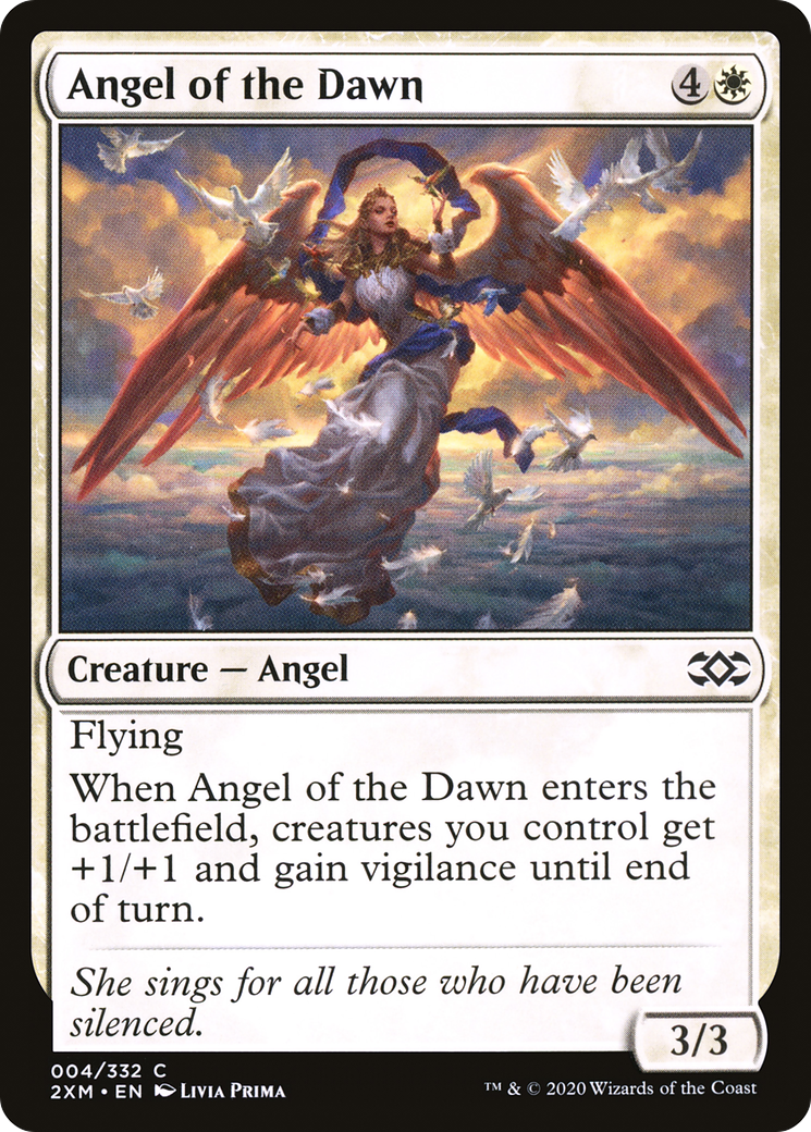 Angel of the Dawn (2XM-004) - Double Masters Foil