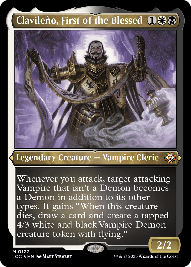 Clavileño, First of the Blessed (LCC-122) - The Lost Caverns of Ixalan Commander Etched Foil