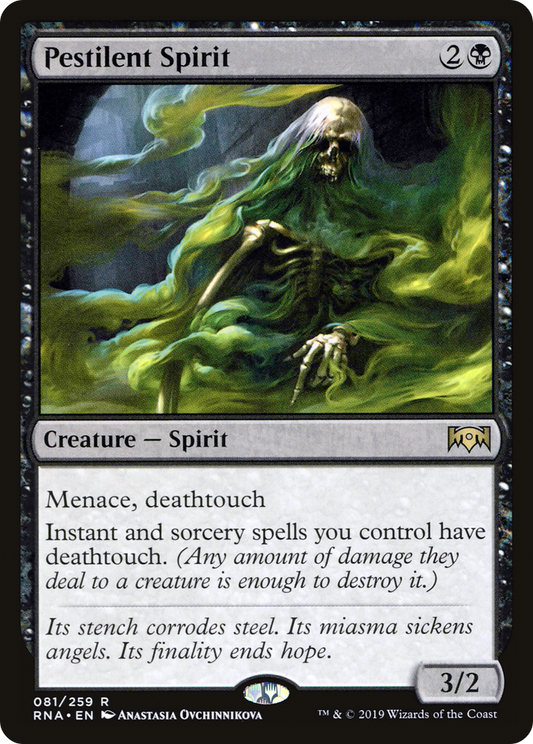 Pestilent Spirit (RNA-081) - Ravnica Allegiance