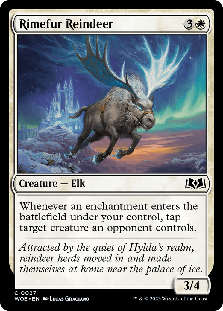 Rimefur Reindeer (WOE-027) - Wilds of Eldraine