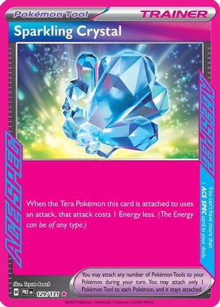 Sparkling Crystal 129/131 - Holofoil SV Prismatic Evolutions - ACE SPEC Rare