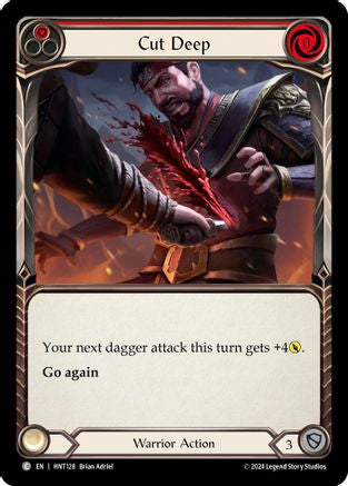 Cut Deep (Red) (HNT128) - The Hunted Rainbow Foil