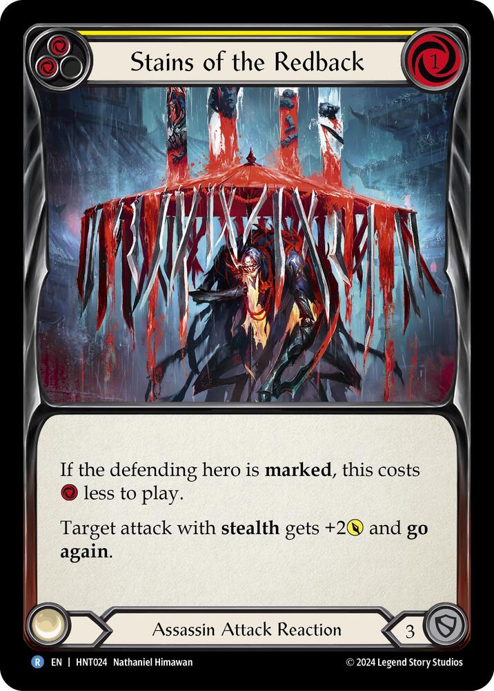 Stains of the Redback (Yellow) / Rare / HNT