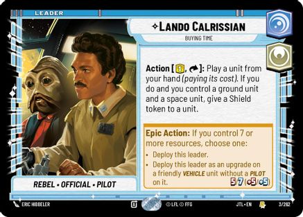 Lando Calrissian - Buying Time (003/262) - Jump to Lightspeed