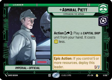 Admiral Piett - Commanding the Armada (005/262) - Jump to Lightspeed