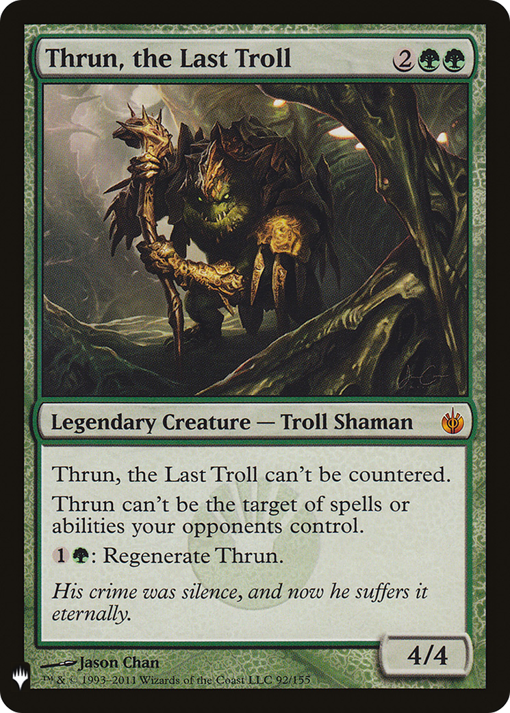 Thrun, the Last Troll (LIST-MBS-92) - The List