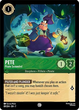 Pete - Pirate Scoundrel (89/204) - Archazias Island