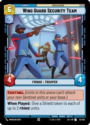 Wing Guard Security Team (072/262) - Jump to Lightspeed