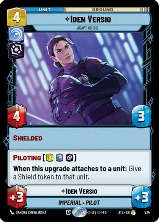Iden Versio - Adapt or Die (Foil) (534) - Jump to Lightspeed Foil