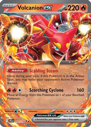 Volcanion ex 031/159 - Holofoil SV09 Journey Together - Double Rare