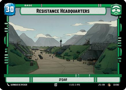 Resistance Headquarters // X-Wing (022/262 // T02/T04) - Jump to Lightspeed