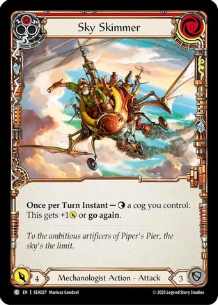 Sky Skimmer (Red) (SEA027) - High Seas