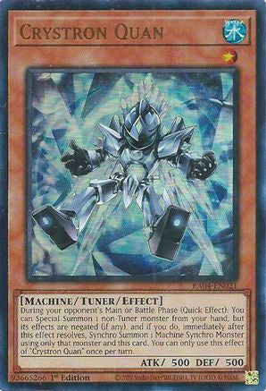 Crystron Quan (UR) (RA04-EN021) - Quarter Century Stampede 1st Edition