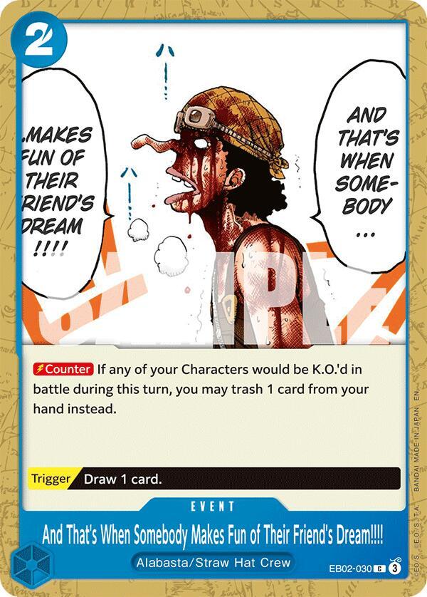 And That's When Somebody Makes Fun of Their Friend's Dream!!!! / Common / EB02