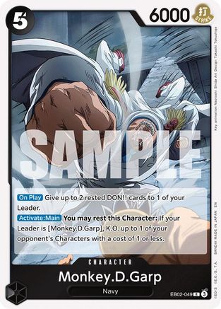 Monkey.D.Garp (EB02-049) - Extra Booster: Anime 25th Collection Foil