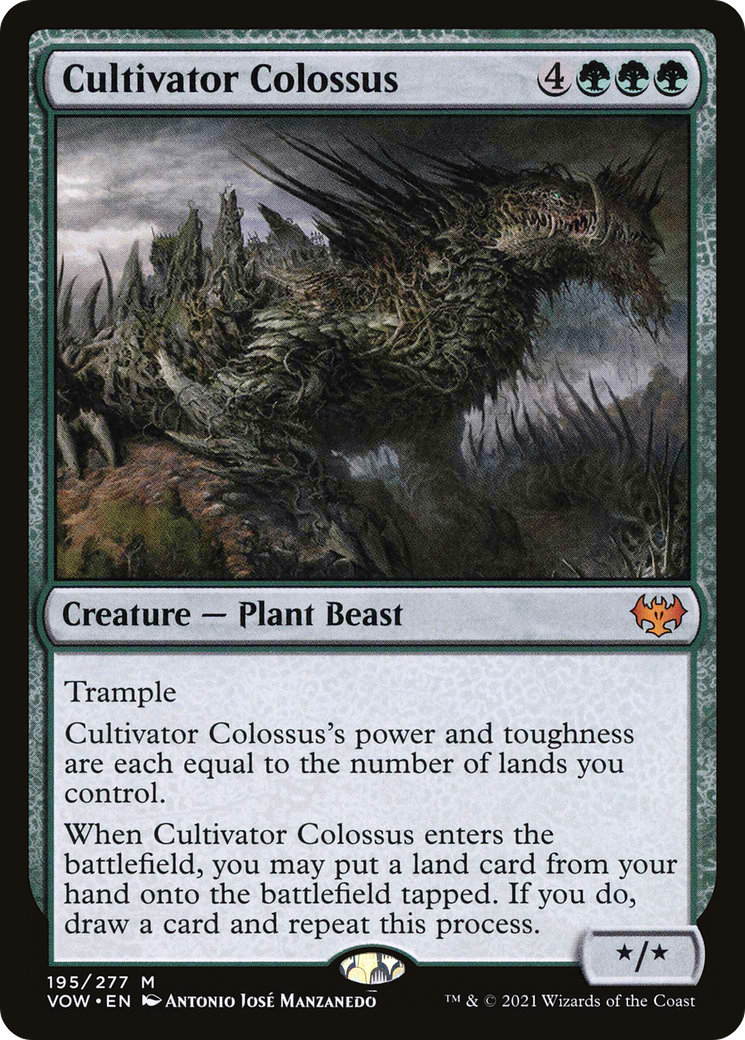 Cultivator Colossus (VOW-195) - Innistrad: Crimson Vow Foil